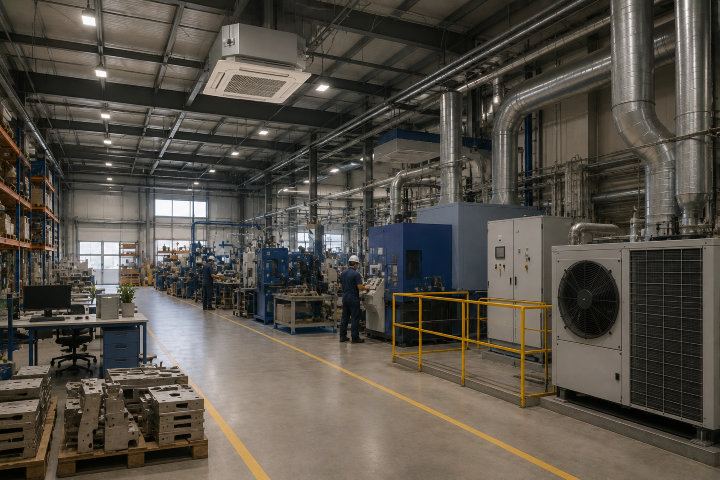 Climatización para industrias